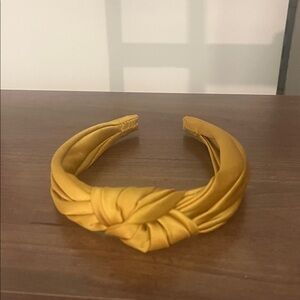 J. Crew Mustard Knotted Headband